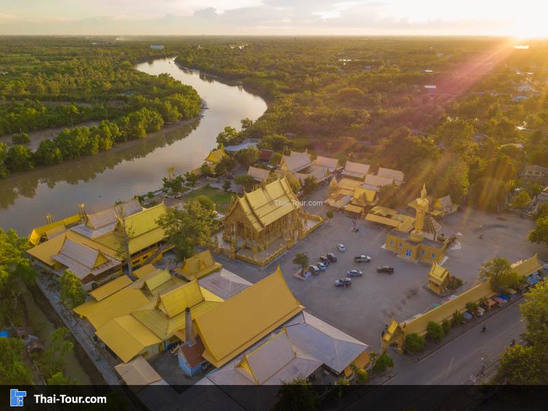 ภาพมุมสูง วัดปากน้ำโจ้โล้