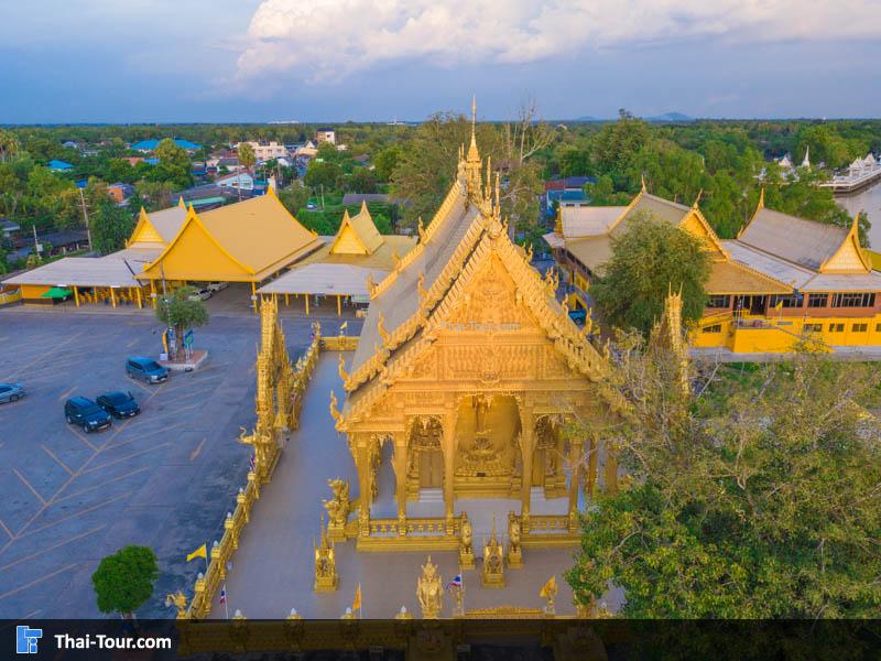 ภาพมุมสูง วัดปากน้ำโจ้โล้