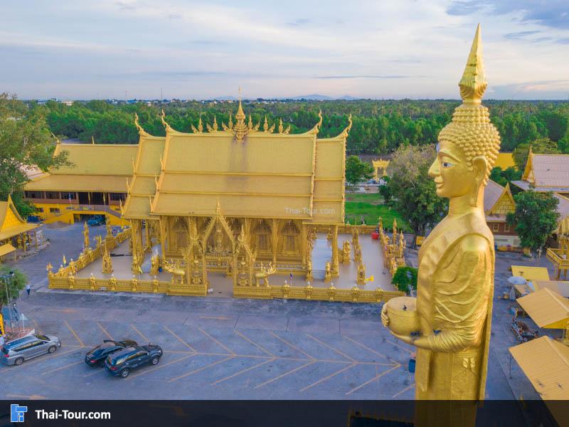 ภาพมุมสูง วัดปากน้ำโจ้โล้