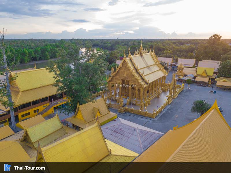 ภาพมุมสูง วัดปากน้ำโจ้โล้