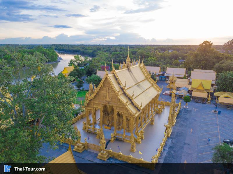 ภาพมุมสูง วัดปากน้ำโจ้โล้