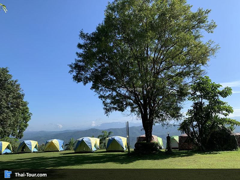 จุดกางเต้นท์ อุทยานแห่งชาติศรีน่าน