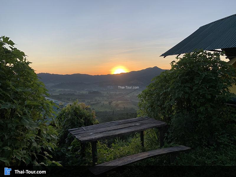 บรรยากาศยามเช้าที่ภูลังกา