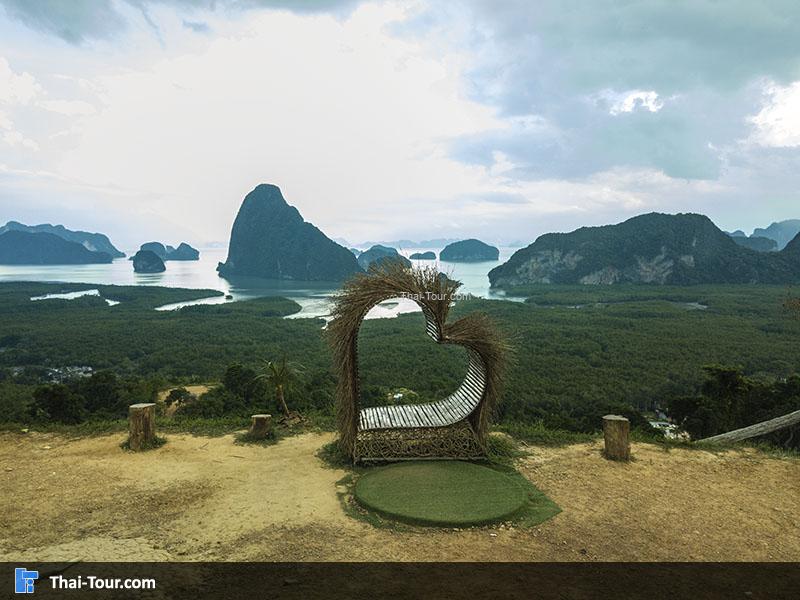 ภาพมุมสูง จุดชมวิวเสม็ดนางชี