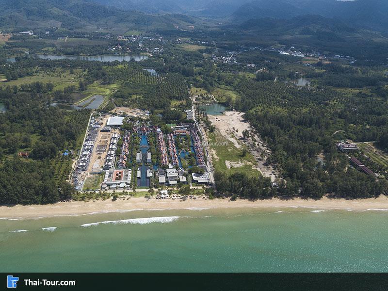 ภาพมุมสูง หาดคึกคัก