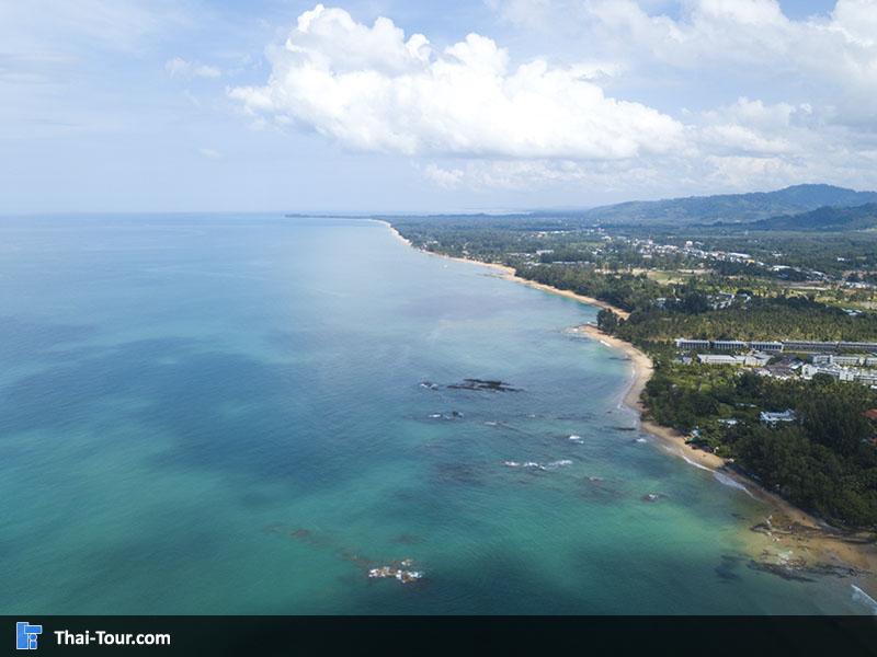 ภาพมุมสูง หาดนางทอง