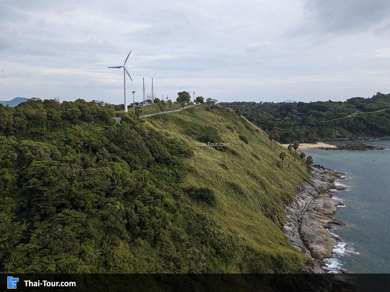 ภาพมุมสูง สถานีไฟฟ้าพลังงานทดแทน