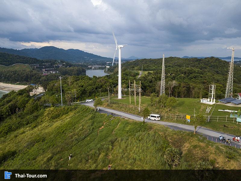 ภาพมุมสูง สถานีไฟฟ้าพลังงานทดแทน