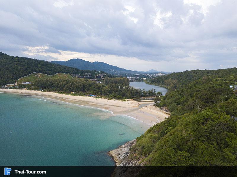 ภาพมุมสูง หาดในหาน