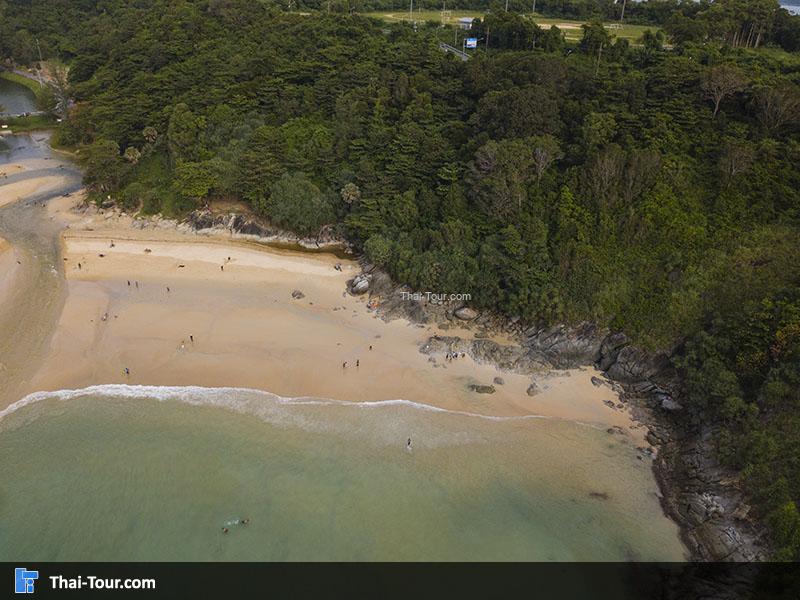 ภาพมุมสูง หาดในหาน