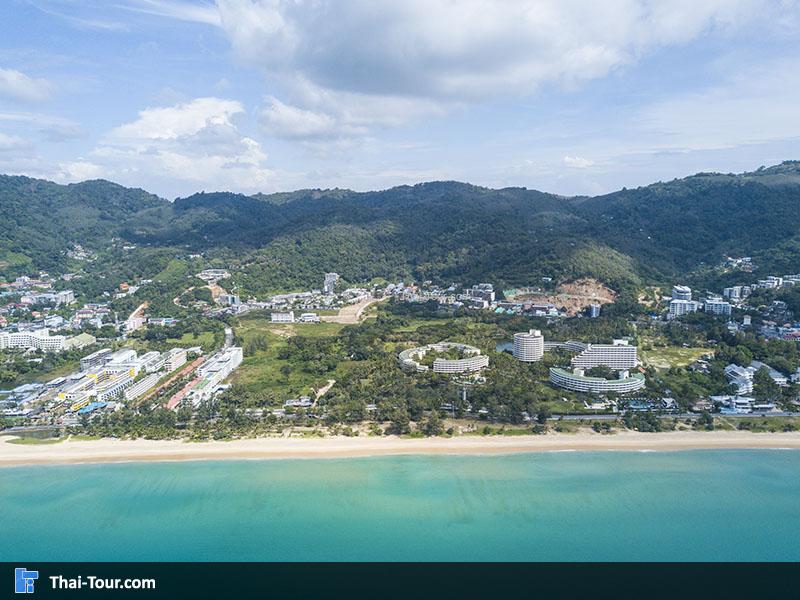 ภาพมุมสูง หาดกะรน