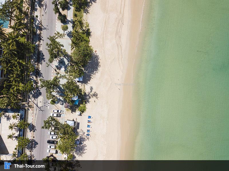 ภาพมุมสูง ชายหาดป่าตอง