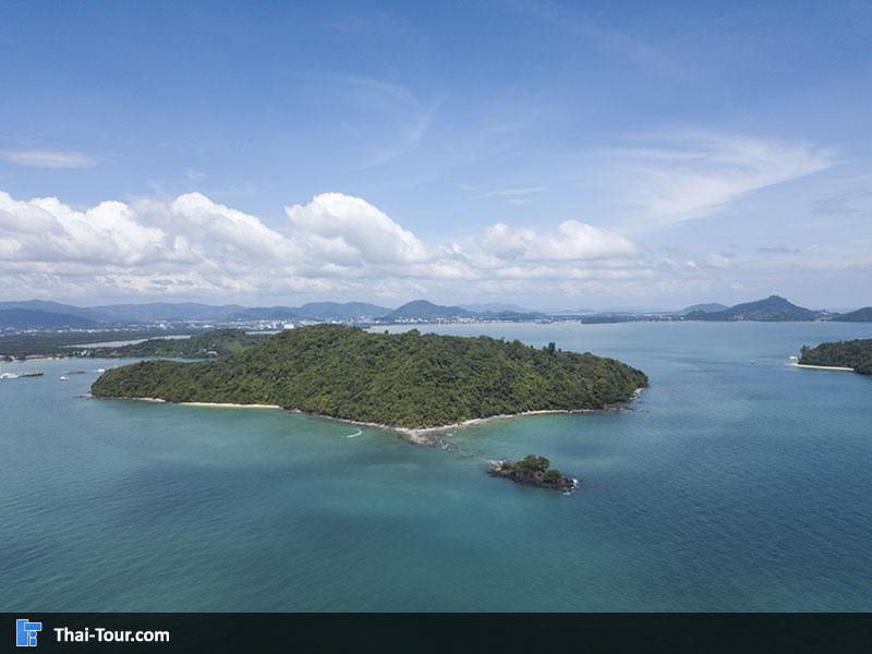 ภาพมุมสูง เกาะตะเภาใหญ่