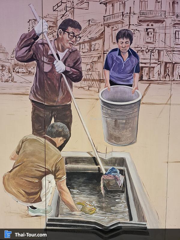 ภาพวาดคลองโอ่งอ่าง