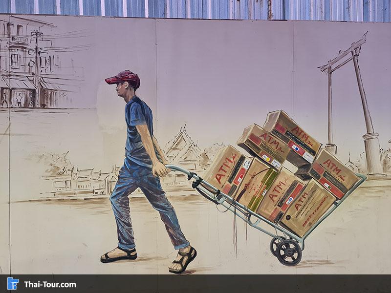 ภาพวาดคลองโอ่งอ่าง