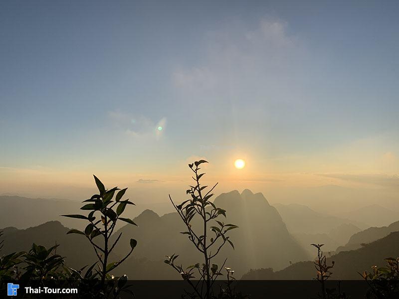 พระอาทิตย์ยามเย็น ดอยหลวงเชียงดาว