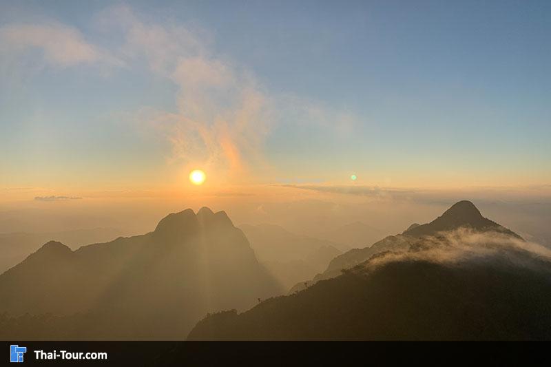 พระอาทิตย์ยามเย็น ดอยหลวงเชียงดาว