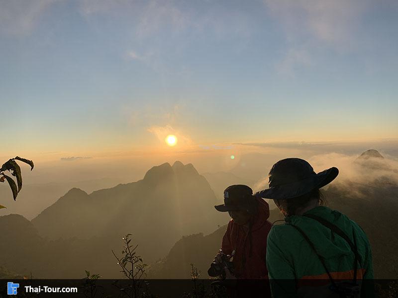 พระอาทิตย์ยามเย็น ดอยหลวงเชียงดาว
