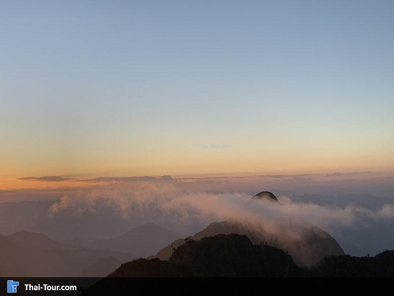 ไอหมอกด้านบนยอด