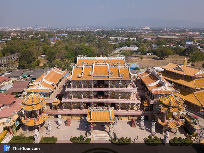 ภาพมุมสูง ศาลเจ้านาจาชาไท้จื้อ