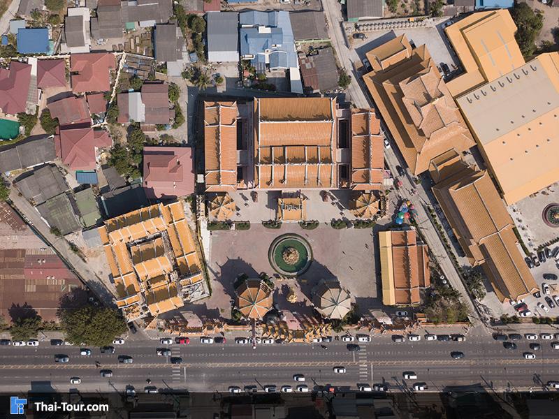 ภาพมุมสูง ศาลเจ้านาจาชาไท้จื้อ