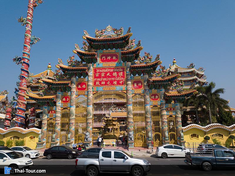 ภาพมุมสูง ศาลเจ้านาจาชาไท้จื้อ