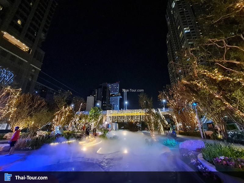 บรรยากาศยามค่ำคืนที่ คลองช่องนนทรี