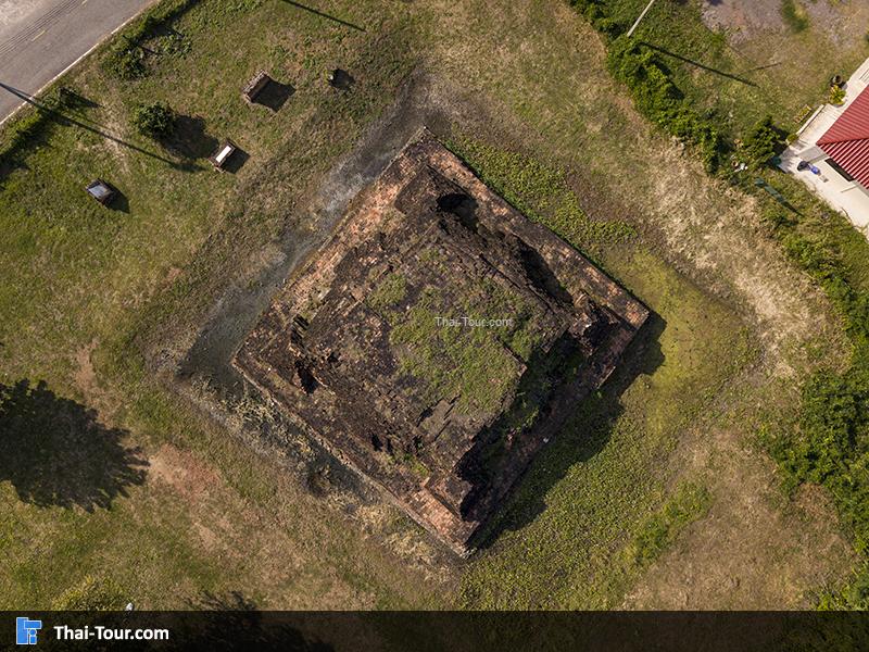ภาพมุมสูง เมืองโบราณบ้านคูบัว หมายเลข 8