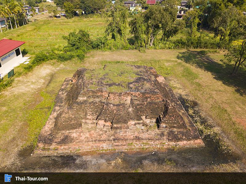 ภาพมุมสูง เมืองโบราณบ้านคูบัว หมายเลข 8