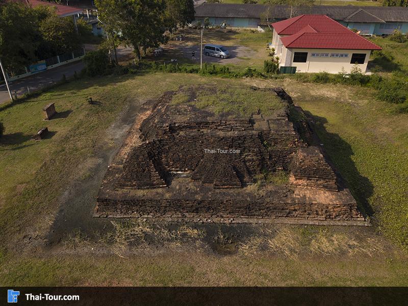 ภาพมุมสูง เมืองโบราณบ้านคูบัว หมายเลข 8