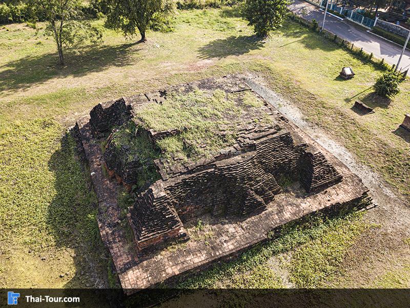 ภาพมุมสูง เมืองโบราณบ้านคูบัว หมายเลข 8