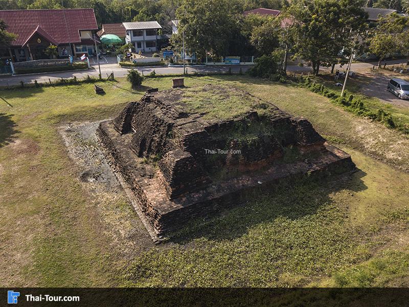 ภาพมุมสูง เมืองโบราณบ้านคูบัว หมายเลข 8