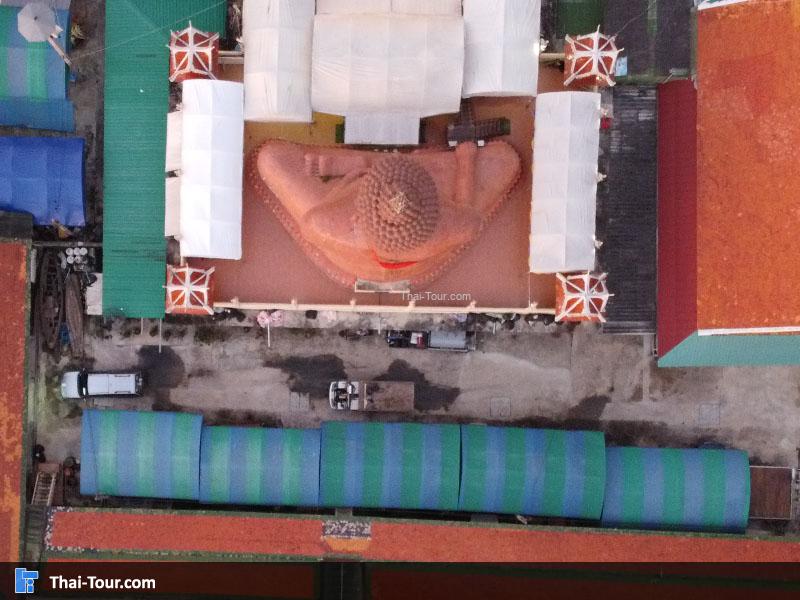 ภาพมุมสูง วัดกลางบางพระ