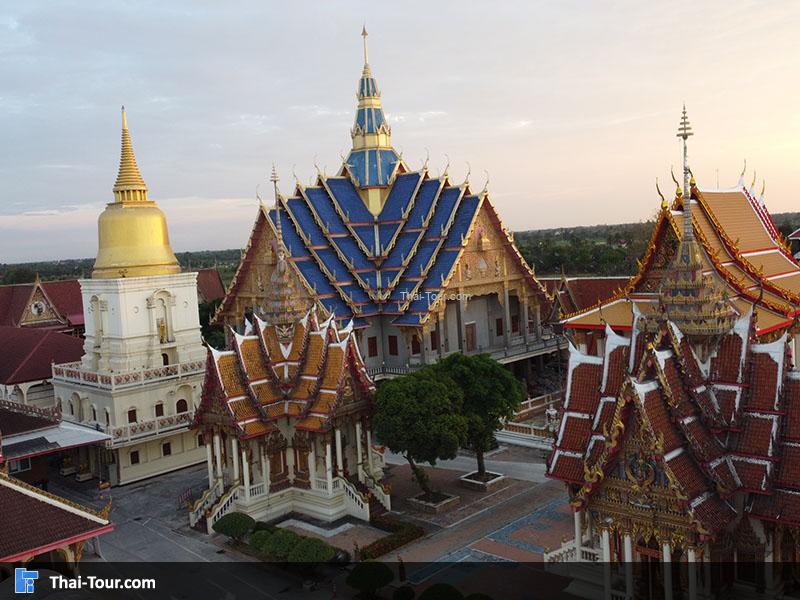 ภาพมุมสูง วัดบางพระ (หลวงพ่อเปิ่น)