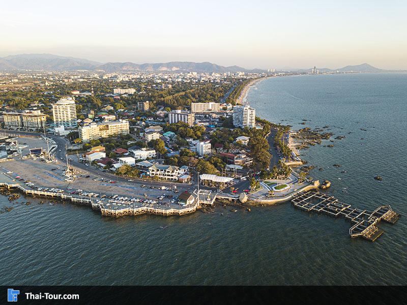 ภาพมุมสูงแหลมแท่น