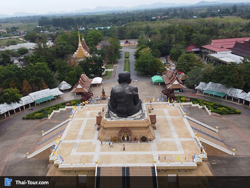 ภาพมุมสูง วัดห้วยมงคล