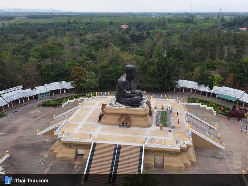 ภาพมุมสูง วัดห้วยมงคล