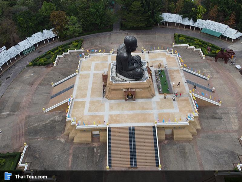 ภาพมุมสูง วัดห้วยมงคล