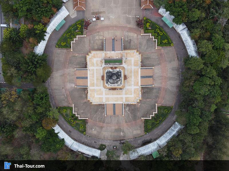 ภาพมุมสูง วัดห้วยมงคล