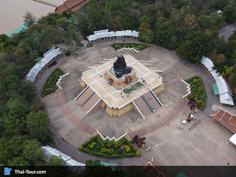 ภาพมุมสูง วัดห้วยมงคล