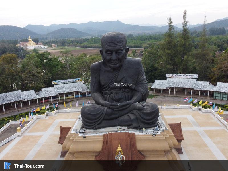 ภาพมุมสูง วัดห้วยมงคล