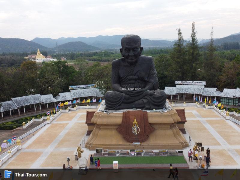 ภาพมุมสูง วัดห้วยมงคล