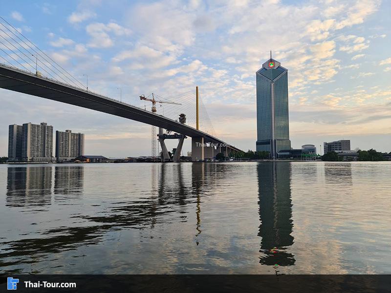 ภาพมุมสูงสะพานพระราม9