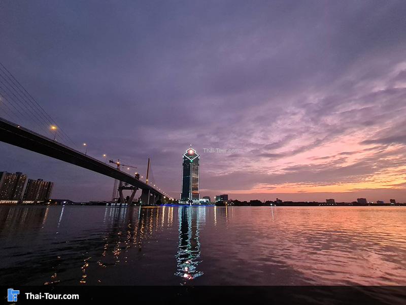 ภาพมุมสูงสะพานพระราม9