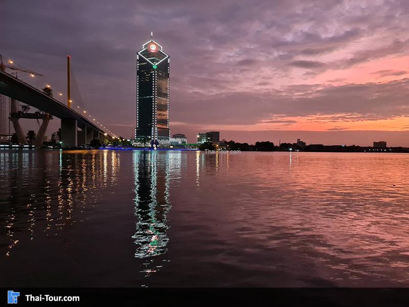 ภาพมุมสูงสะพานพระราม9