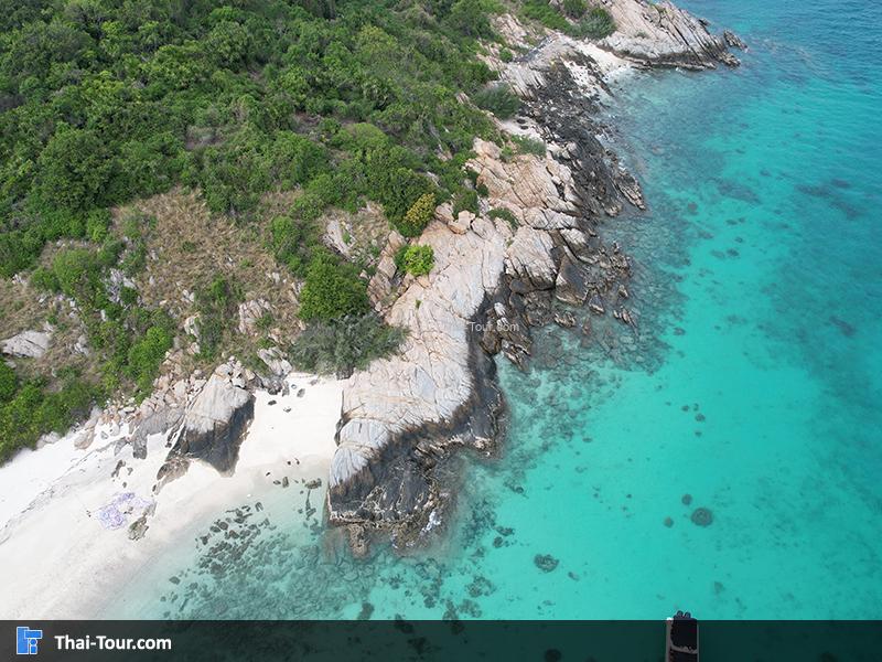 ภาพวิวมุมสูง เกาะมารวิชัย