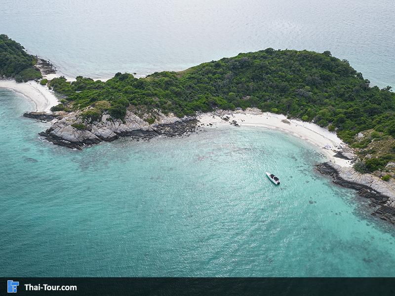 ภาพวิวมุมสูง เกาะมารวิชัย