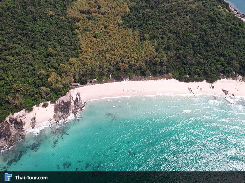 ภาพมุมสูง เกาะไผ่