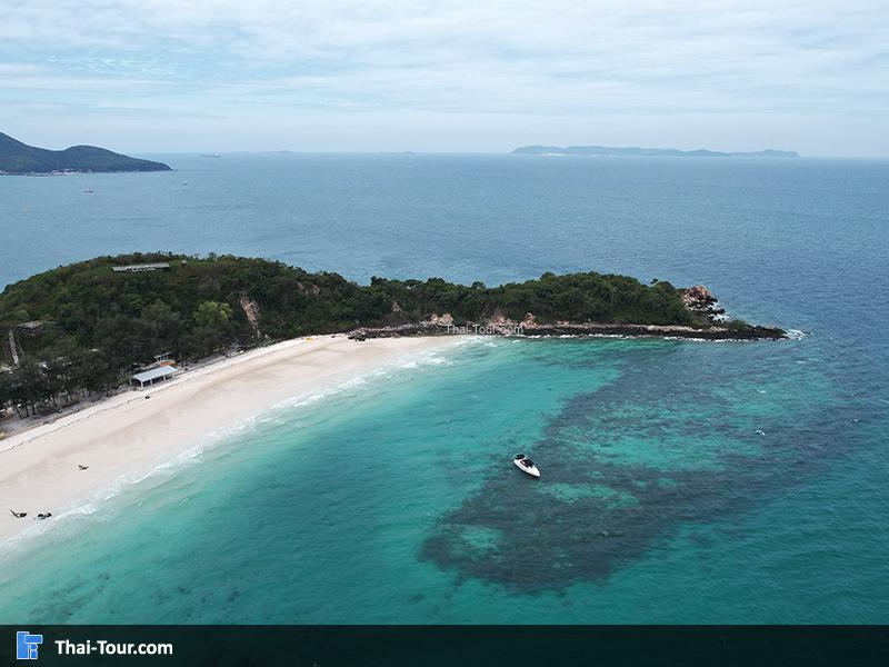 ภาพมุมสูงเกาะสาก