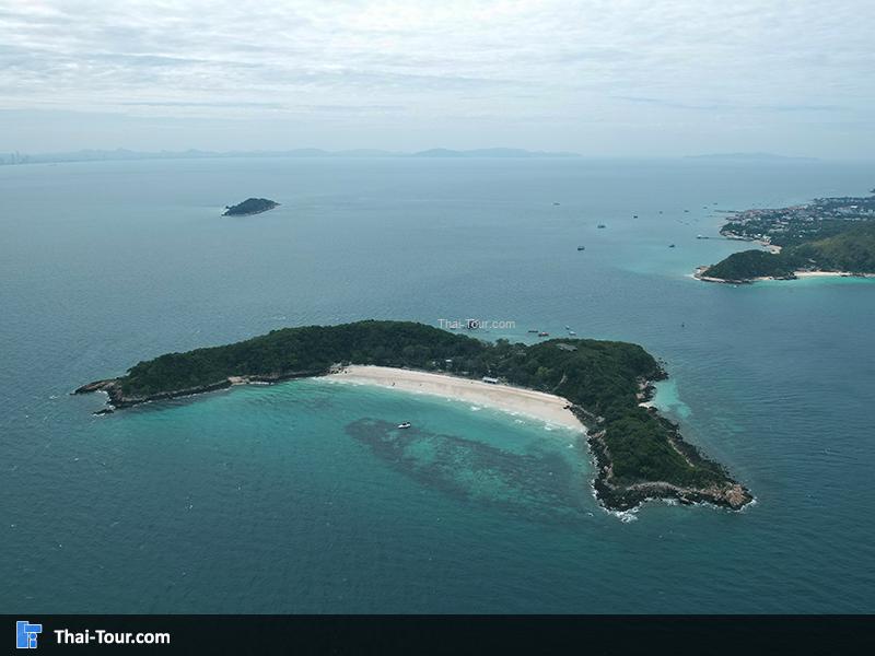 ภาพมุมสูงเกาะสาก